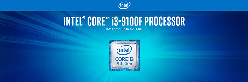 CPU Intel Core i3 9100F (3.6GHz Turbo Up To 4.2GHz, 4 nhân 4 luồng, 6MB Cache, Coffee Lake)