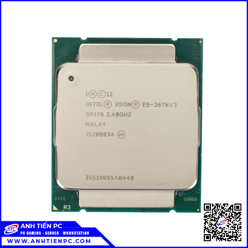 CPU Intel Xeon E5 2676V3 (2.4GHz Turbo Up To 3.2GHz
