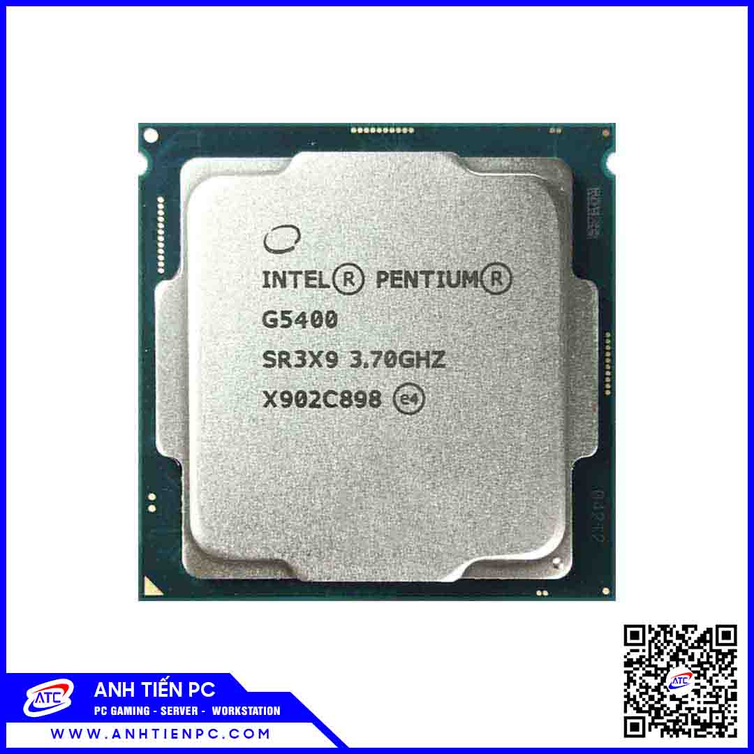 CPU Intel Pentium G5400 (3.7GHz, 2 nhân 4 luồng, 4MB Cache, LGA 1151-v2)(Cũ)