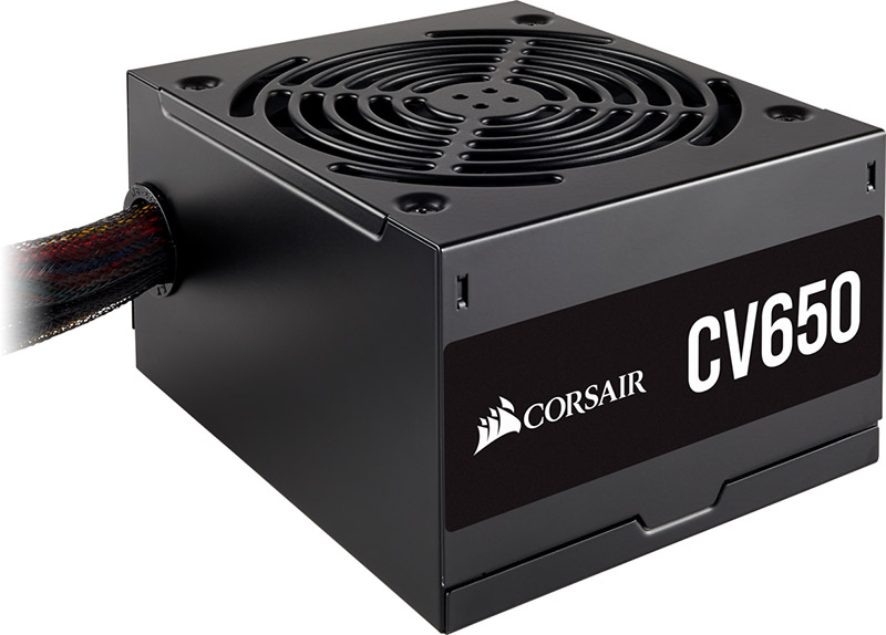 Nguồn máy tính Corsair CV650 (650W, 80Plus Bronze, Non Modular)
