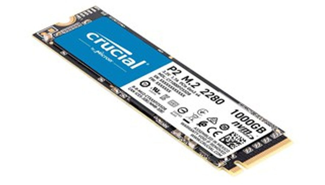 Ổ cứng SSD Crucial P2 (1TB NVMe 3D-NAND M.2 PCIe Gen3 x4 CT1000P2SSD8) 