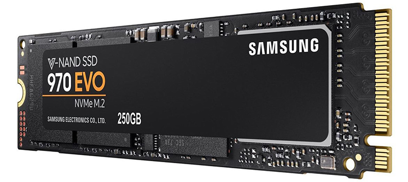 Ổ cứng SSD Samsung MZ-V7E250BW (970 EVO, 250GB, M.2 NVMe) với công nghệ TurboWrite thông minh