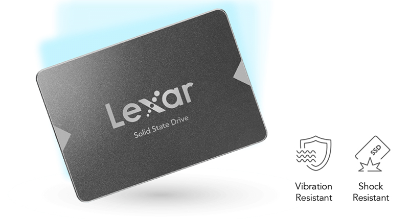 Ổ cứng SSD Lexar NS100 (128GB, 2.5-Inch, SATA III)  rất đáng tin cậy