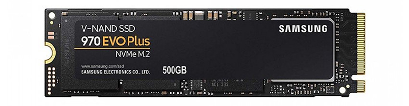 Ổ cứng SSD Samsung MZ-V7S500BW (970 EVO Plus, 500GB, M.2 PCIe NVMe) có chuẩn kết nối NVMe PCle Gen3 x4 mới nhất