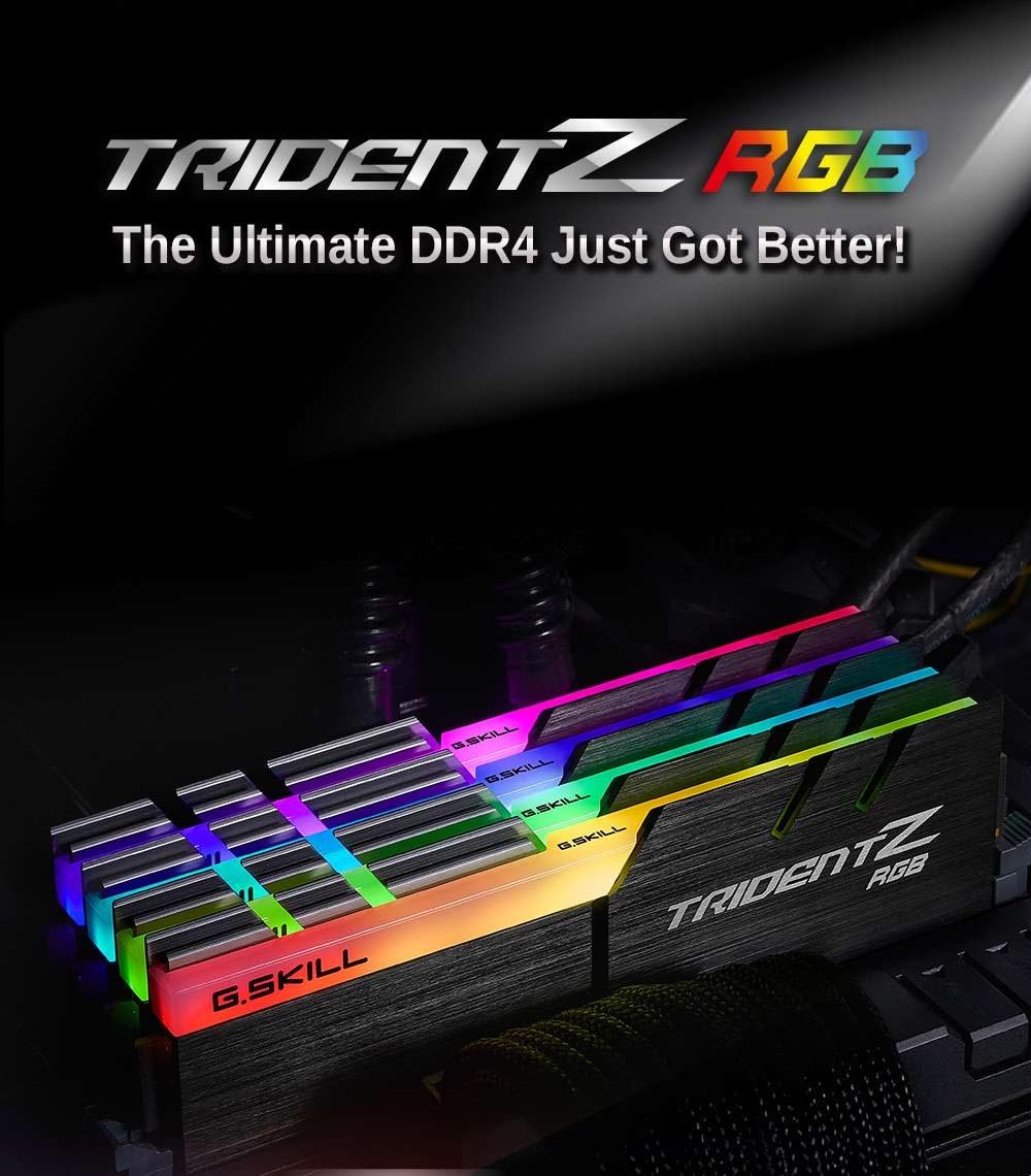 Ram GSkill TRIDENT Z RGB (32GB, DDR4, 3200 MHz)