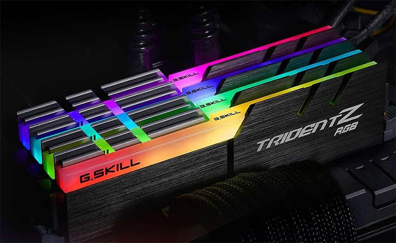 Ram GSkill TRIDENT Z RGB (64GB, DDR4, 3600 MHz) 