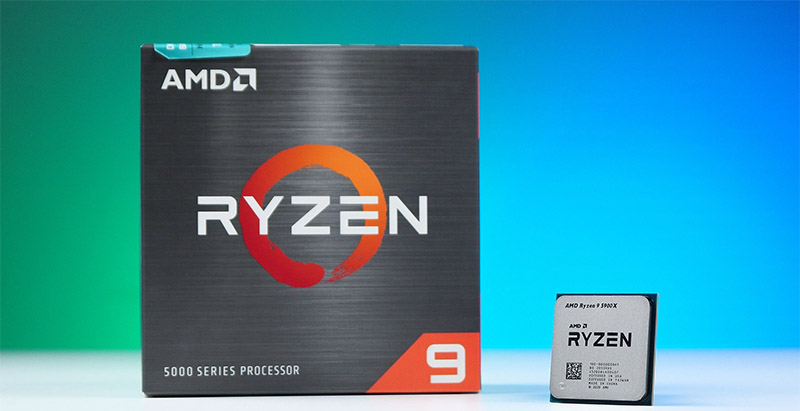 CPU AMD Ryzen 9 5900X (3.7GHz Turbo Up To 4.8GHz, 12 Nhân 24 Luồng, 70MB Cache, AM4)