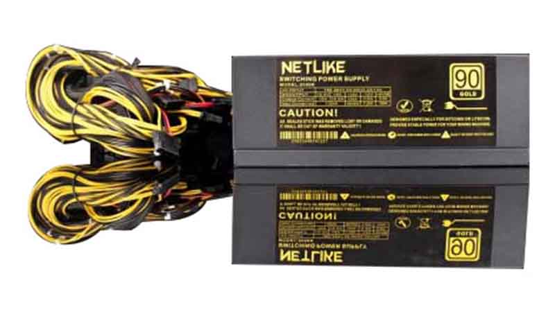 Nguồn Netlike 2000W ( 8 dây gắn VGA )