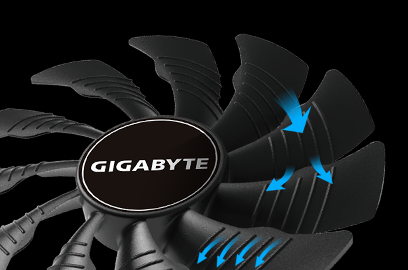 VGA Gigabyte RTX 2060 6GB 0C 2Fan (6GB GDDR6, 192-bit, DVI+HDMI+DP, 1x8-pin) cánh quạt