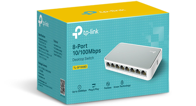 Bộ chia mạng Switch TP-Link TL-SF1008D (8Port 10/100Mbps)