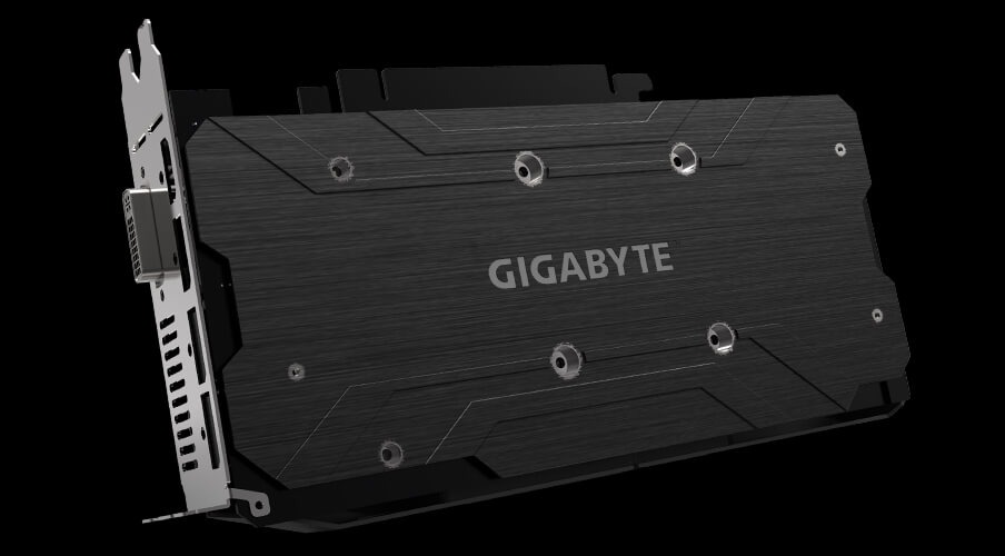 VGA Gigabyte Radeon RX 580 8GB Gaming Backplate thiết kế phong cách ấn tượng