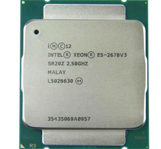 CPU Intel Xeon Processor E5-2678 v3 (2.5GHz Turbo Up To 3.3GHz, 12 nhân 24 luồng, 30MB Cache, LGA 2011-3) đa nhiệm cao