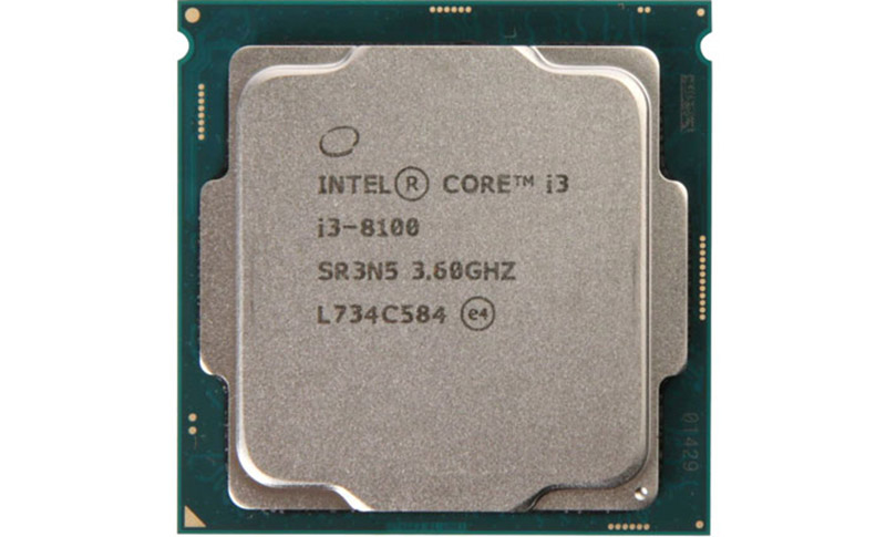 CPU Intel Core i3 8100 (3.6GHz, 4 Nhân 4 Luồng, 6M Cache, LGA 1151v2)