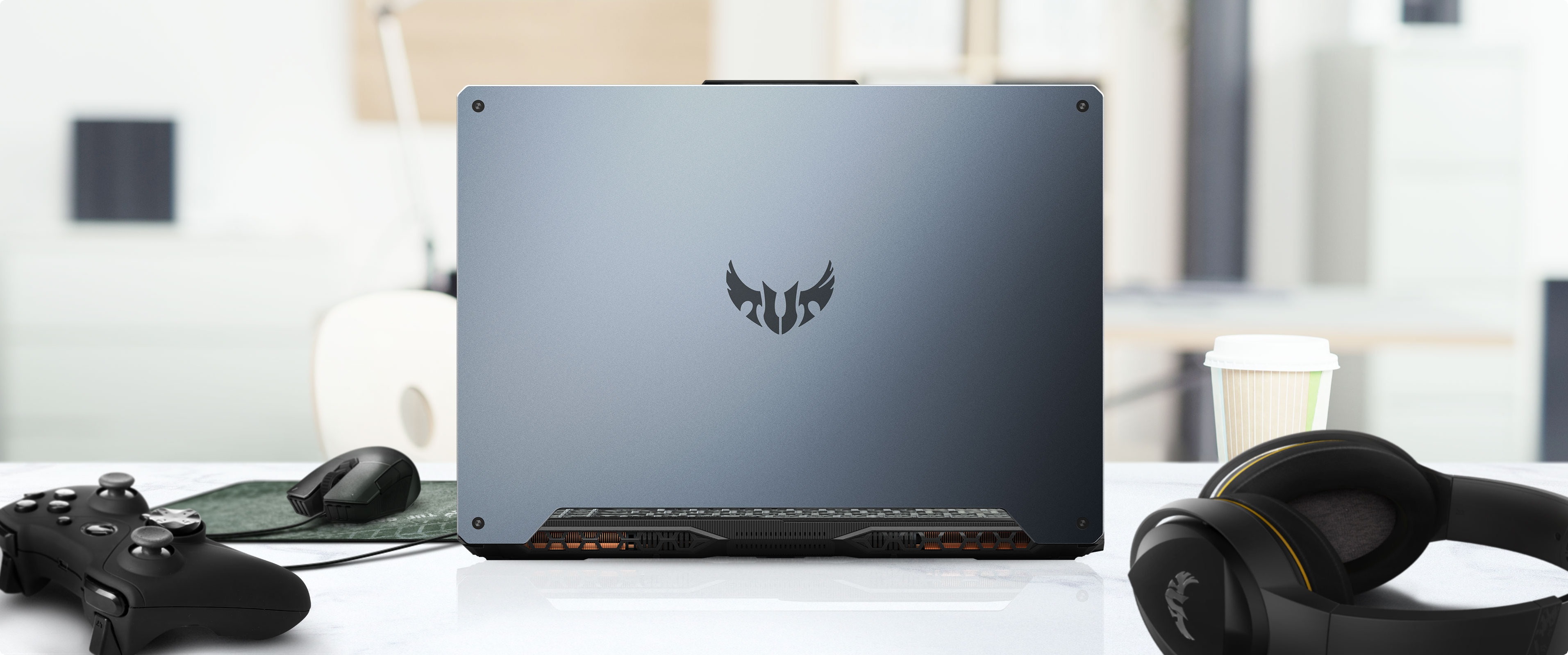Laptop Asus TUF Gaming FA506II-AL016T Thiết kế thanh thoát và ấn tượng
