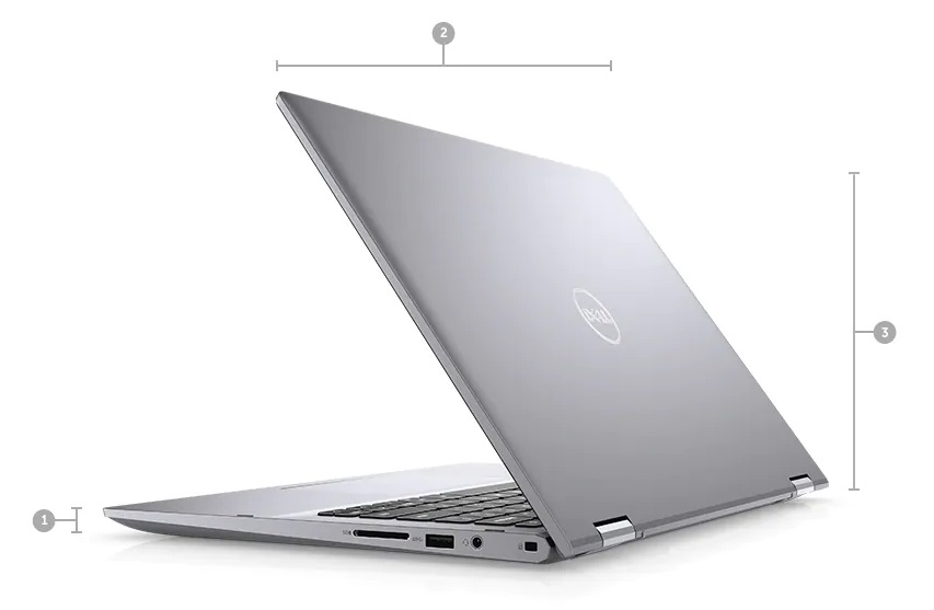 Laptop Dell Inspiron 14 5406 70232602 trọng lượng nhỏ gọn 
