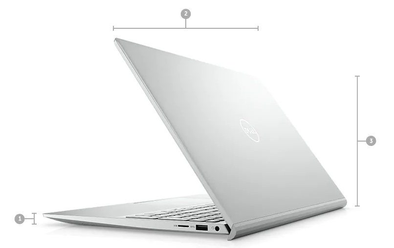Laptop Dell Inspiron 15 5502 N5I5310W kich thuoc hoan hao