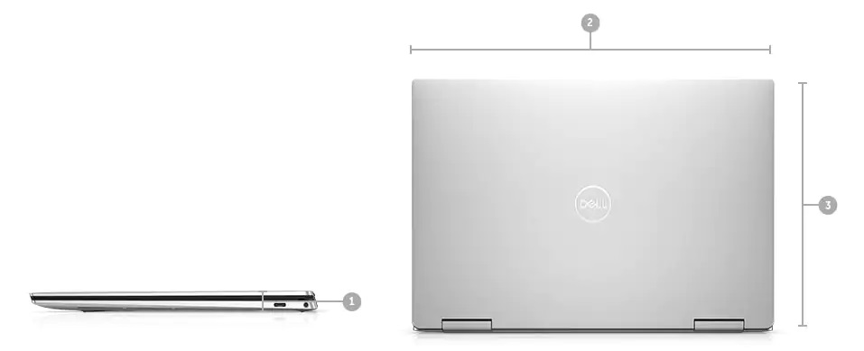 Laptop Dell XPS 13 9310 JGNH61 2-in-1 trọng lượng nhỏ gọn 