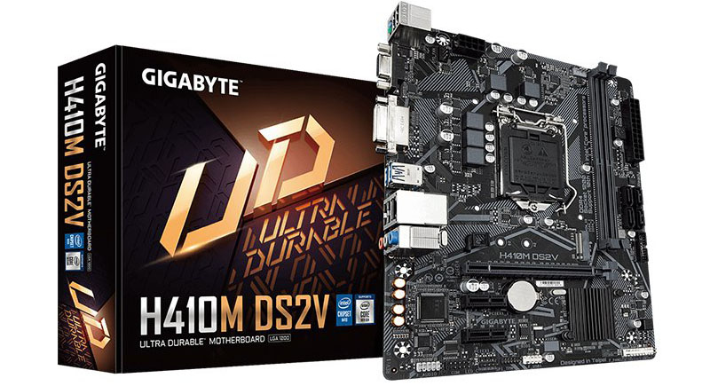 Mainboard GIGABYTE H410M-DS2V (Intel H410, Socket 1200, m-ATX, 2 khe Ram DDR4) (Box chính hãng)