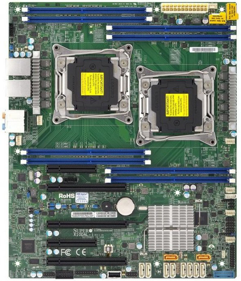 Mainboard SUPERMICRO X10DAL- I- O (Intel C612, LGA 2011, ATX, 8 Khe Cắm Ram DDR4)