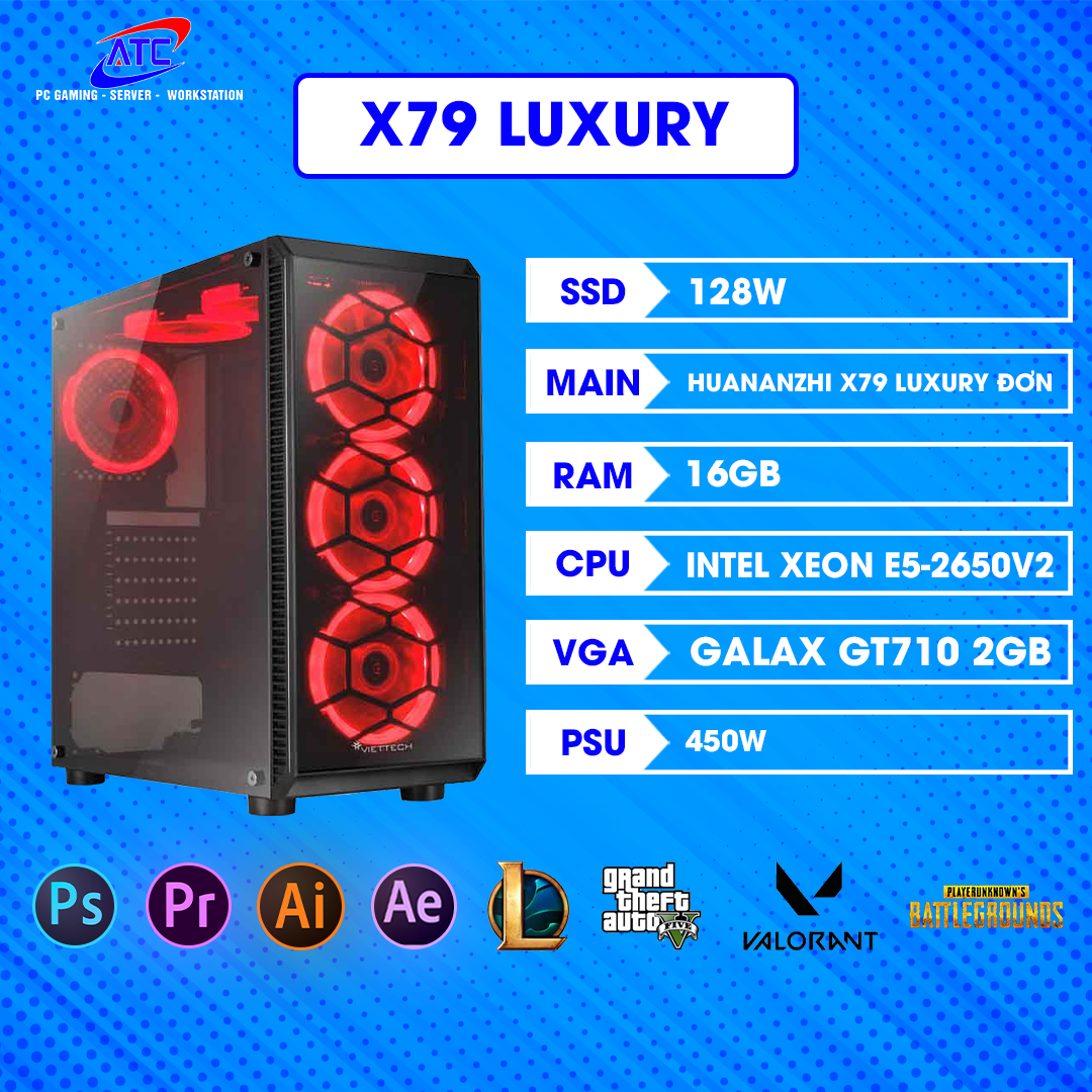 X79 LUXURY | E5 2650V2 | RAM 32GB | VGA 2GB