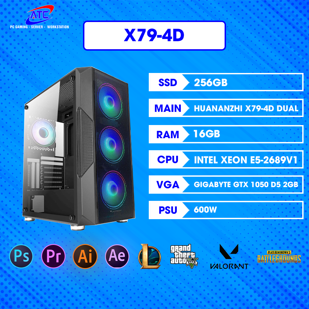 X79-4D | 2 E5 2689 | RAM 32GB | VGA 2GB