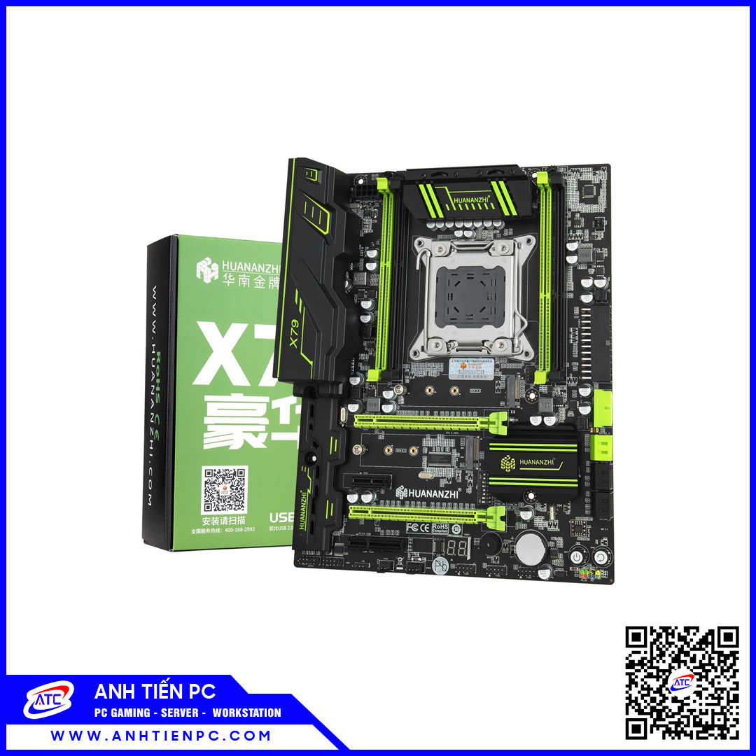 Mainboard HUANANZHI X79 LUXURY ĐƠN (Intel X79, LGA 2011, ATX, 4 Khe Cắm Ram DDR3)