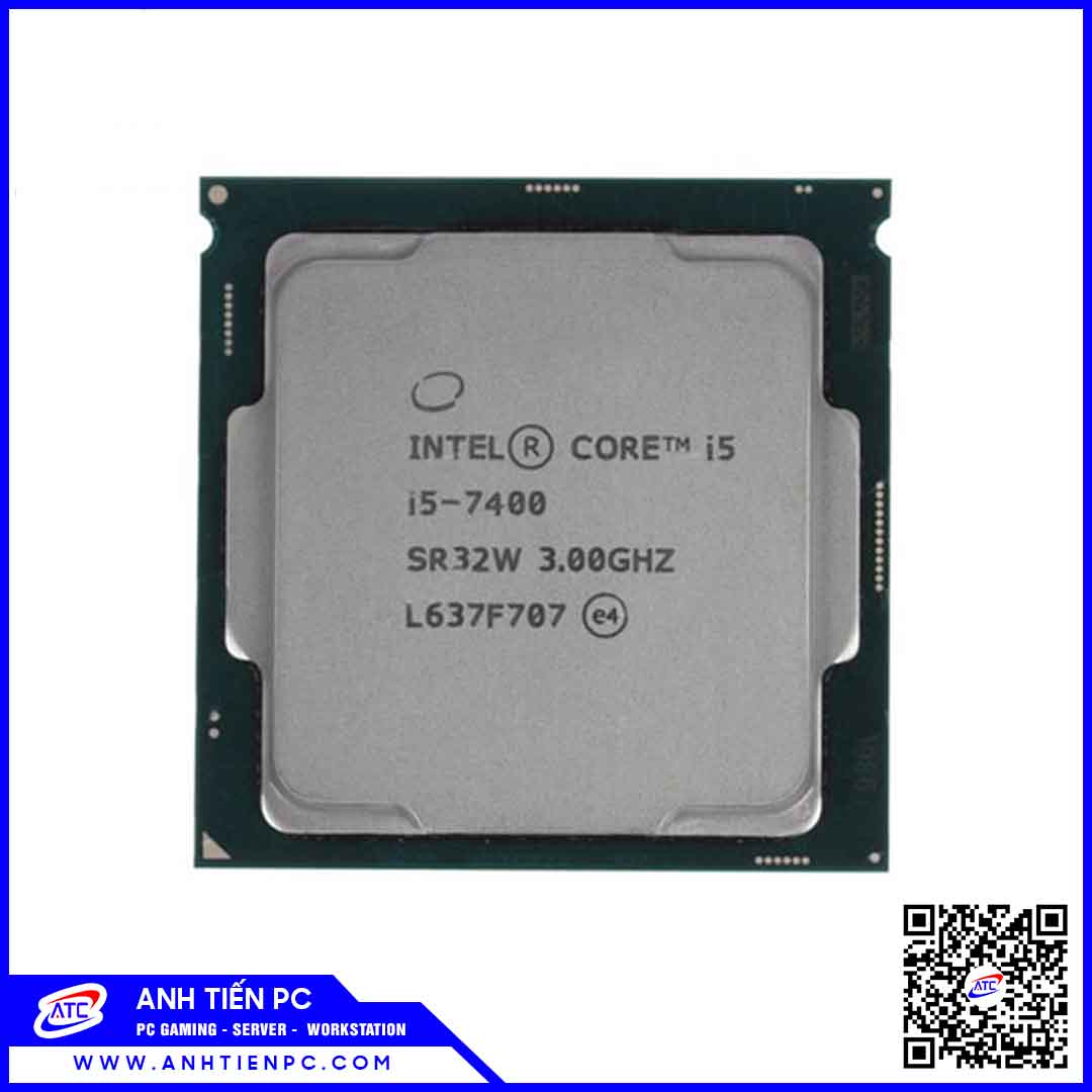 CPU Intel Core i5 7400 (3.0GHz Turbo Up To 3.5GHz, 4 nhân 4 luồng, 6MB Cache, LGA 1151) (Cũ)