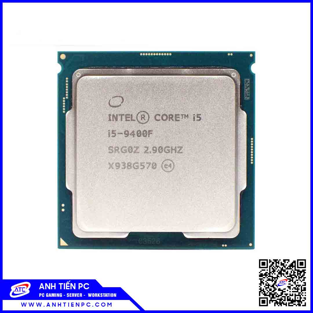 CPU Intel Core i5 9400F (2.9GHz Turbo Up To 4.1GHz, 6 nhân 6 luồng, 9MB Cache, LGA1151) (Cũ)