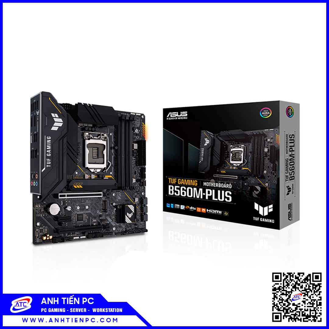 Mainboard Asus TUF B560M Plus (Intel B560, Socket 1200, m-ATX, 4 khe Ram DDR4)