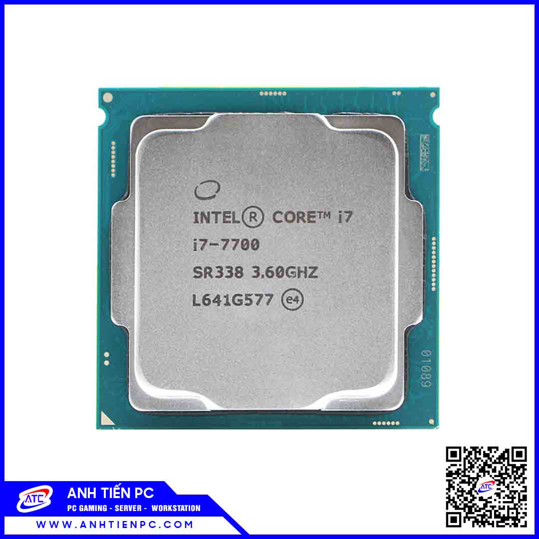 CPU Intel Core i7 7700 (3.6GHz Turbo Up To 4.2GHz, 4 nhân 8 luồng, 8MB Cache, Socket LGA1151) (Cũ)