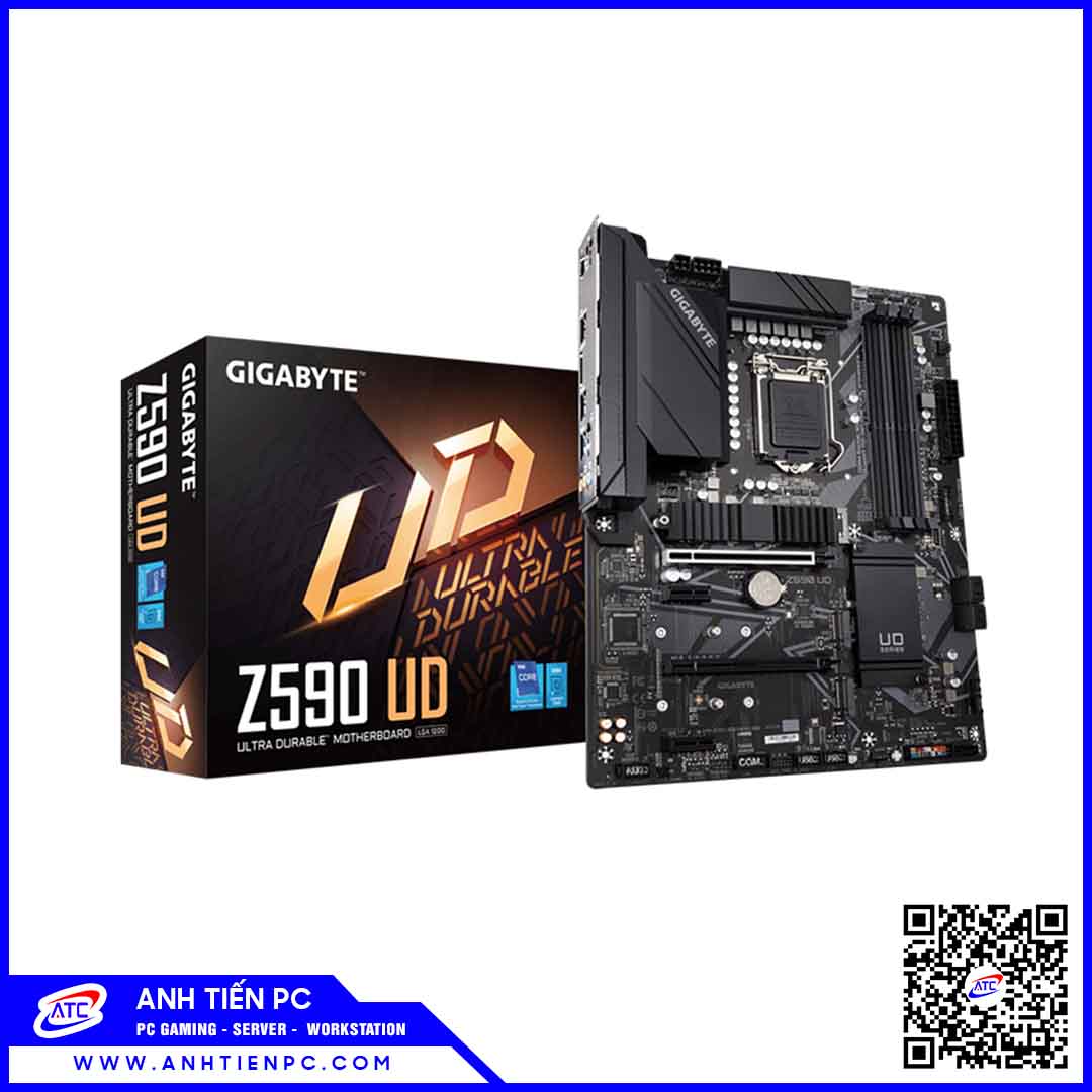 Mainboard Gigabyte GA Z590UD (Intel Z590, Socket 1200, ATX, 4 khe Ram DDR4)