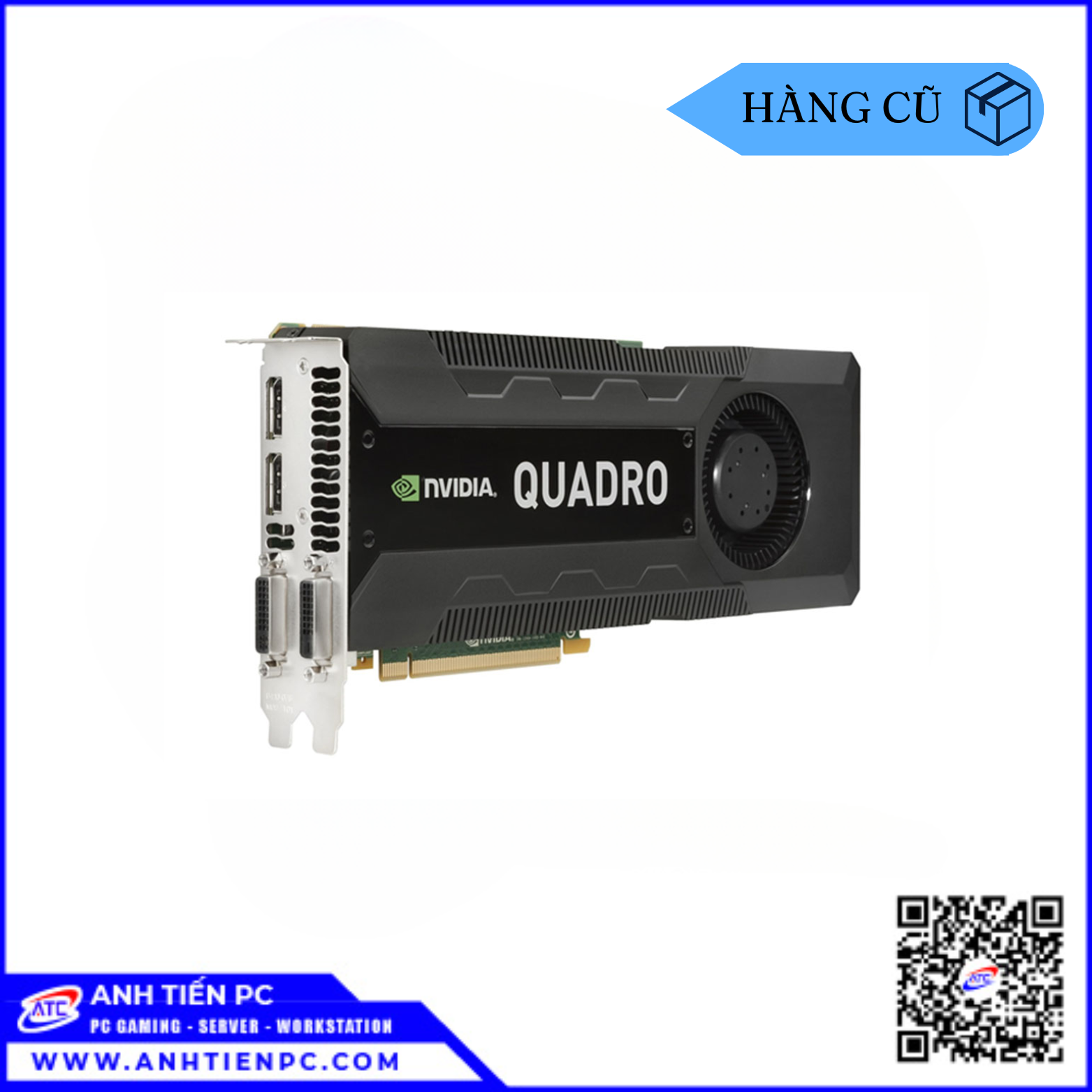 VGA Nvidia Quadro K5000 4Gb 1Fan (4GB, GDDR5,  256Bit) | Cũ