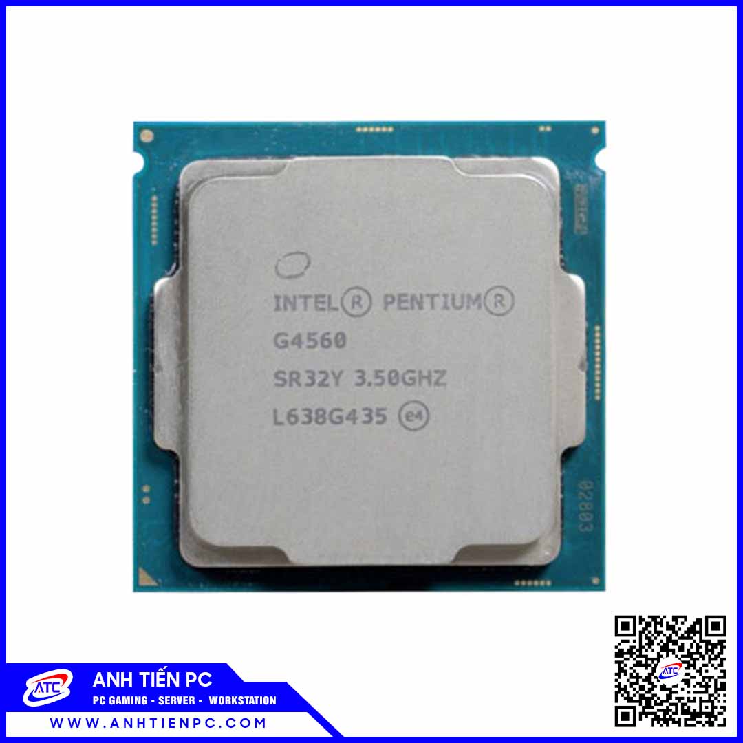 CPU Intel Pentium G4560 (3.5GHz, 2 nhân 4 luồng, 3MB Cache, LGA 1151)(Cũ)