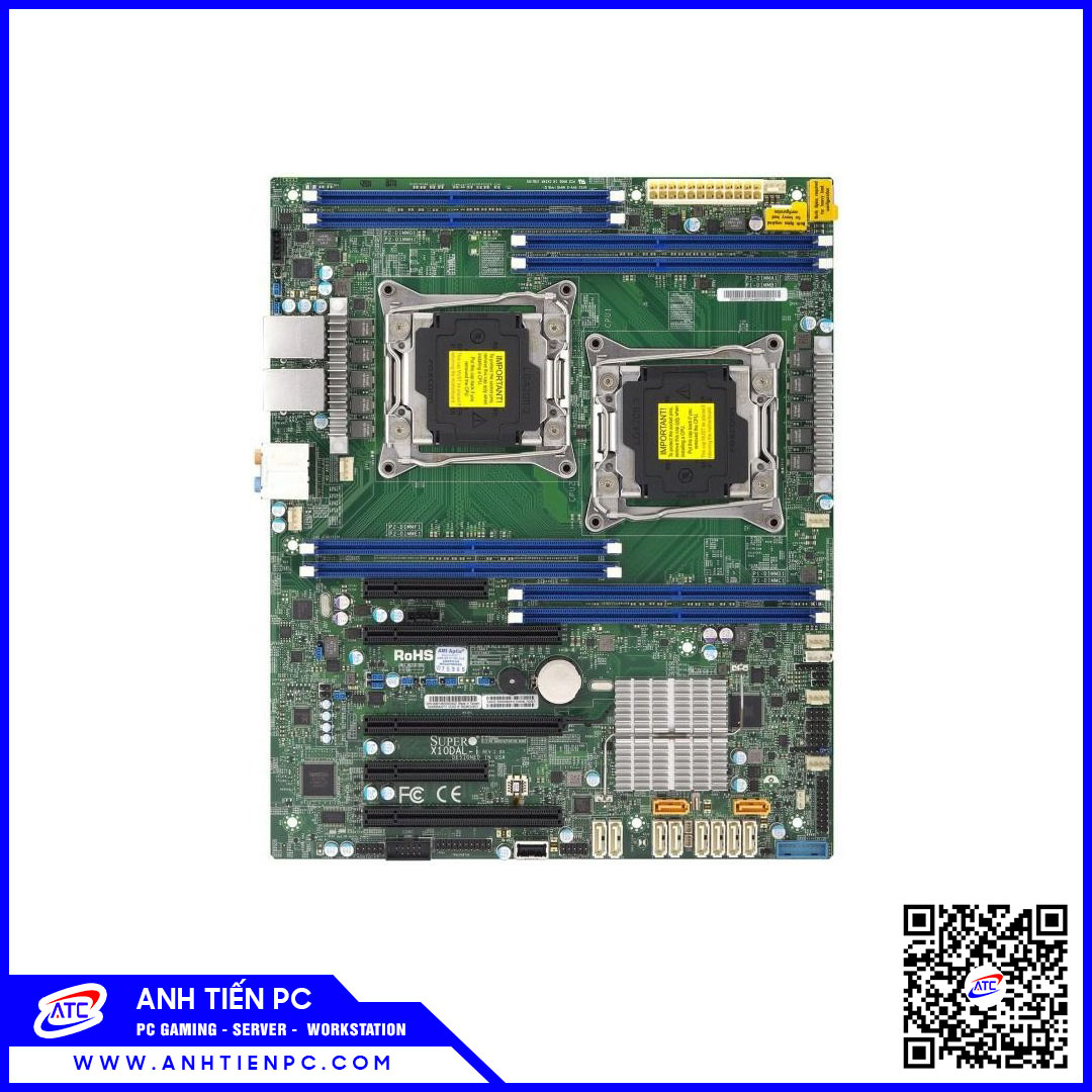 Mainboard SUPERMICRO X10DAL- I- O (Intel C612, LGA 2011, ATX, 8 Khe Cắm Ram DDR4) 