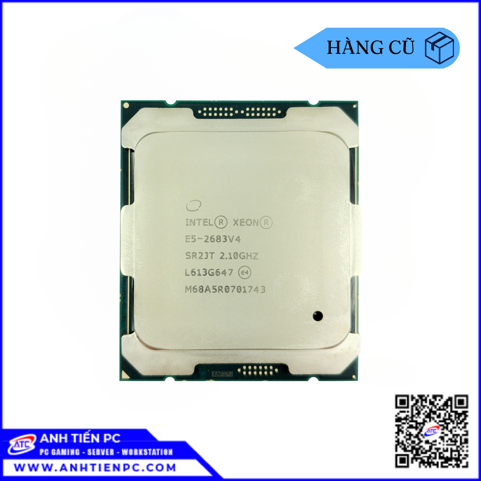 CPU Intel Xeon E5 2683V4 (2.1GHz Turbo Up To 3.0GHz, 16 Nhân 32 Luồng, LGA 2011-3)