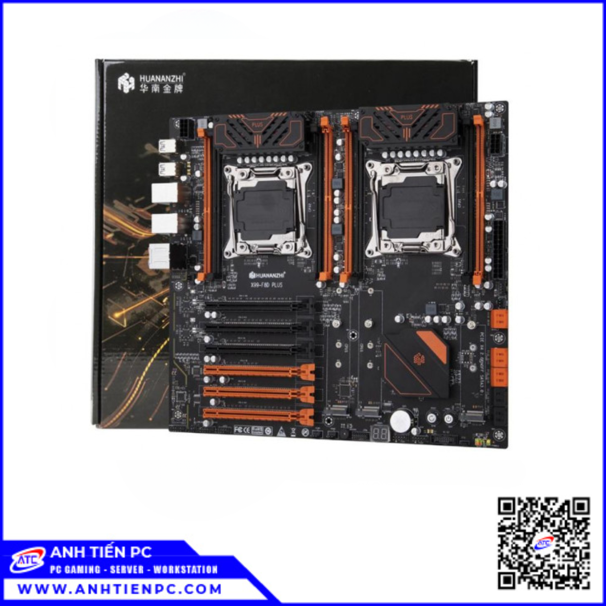 Mainboard  Huananzhi X99 F8D Plus (LGA 2011-3, Intel C612, E-ATX, 8 Khe Ram DDR4)