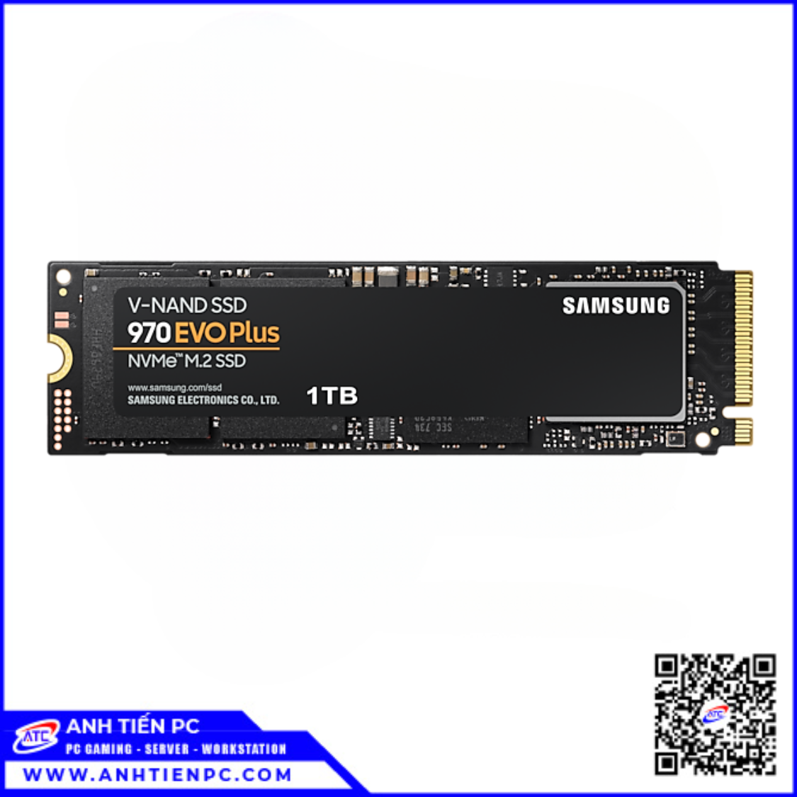 Ổ cứng Samsung SSD M2 NVMe 2280 970 EVO Plus 1TB (MZ-V7S1T0BW)
