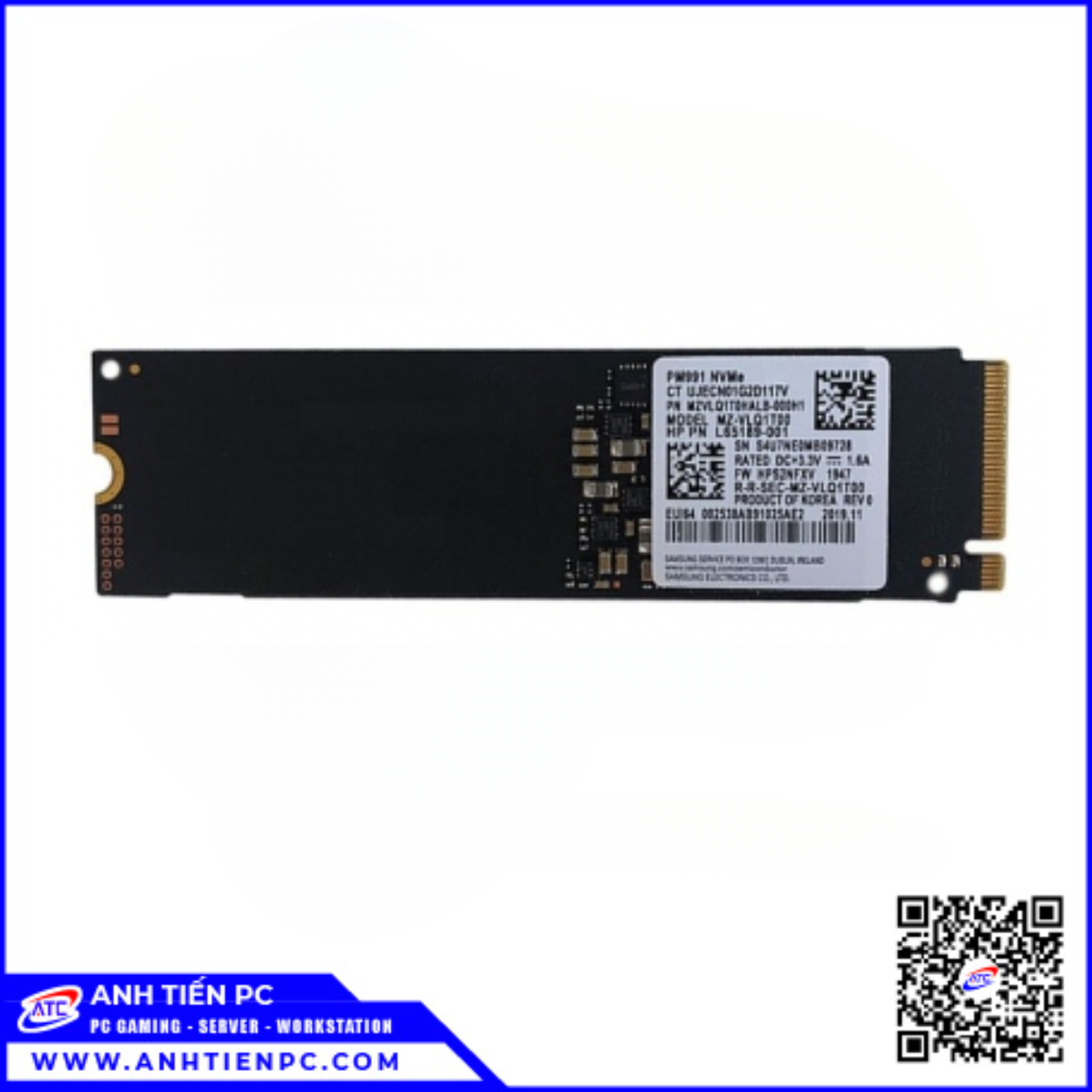 Ổ Cứng Samsung SSD M2 NVME 2280 PM991A 1TB Tray