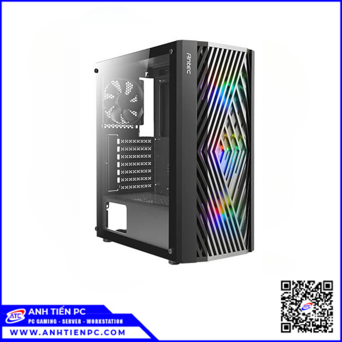 VỎ CÂY Antec NX291 4Fan RGB EATX Black (E-ATX, RGB, 4 Fan, Đen)