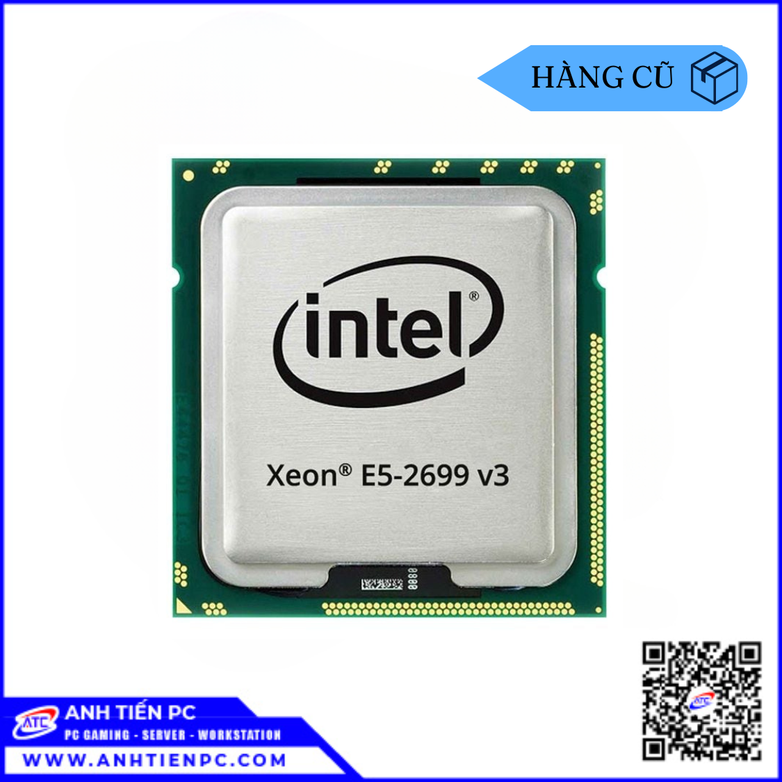 CPU Xeon E5 2699V3 (2.3 GHz, 45 MB, 18 nhân 36 luồng, LGA 2011-3)| Cũ