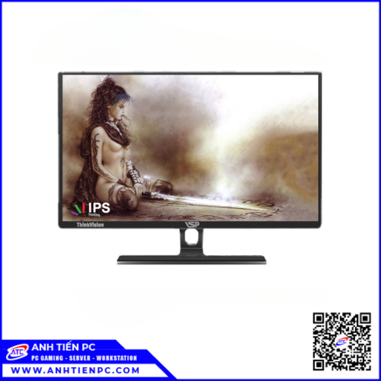 Màn hình VSP IP3205S LED Phẳng 32inch Black (IPS, FHD, 75HZ, Đen)