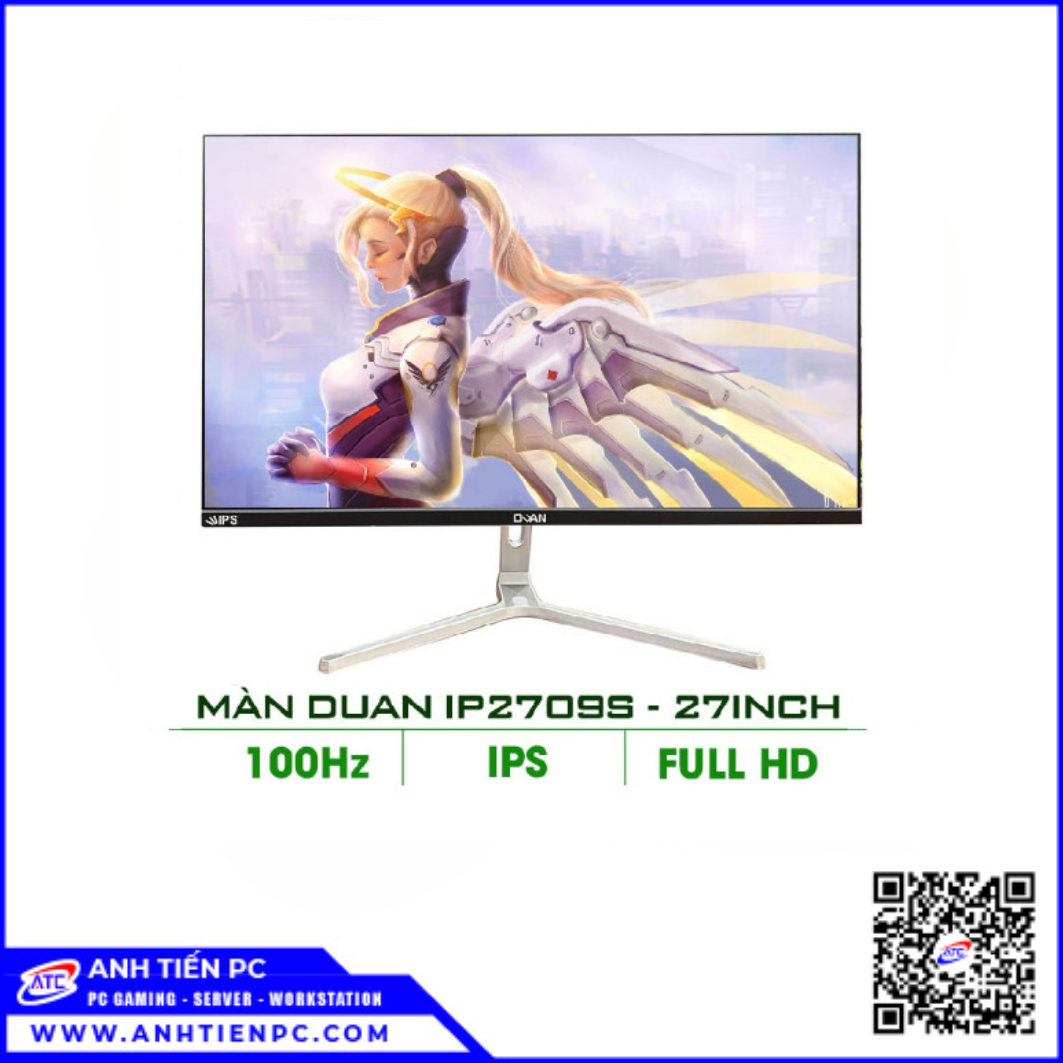 Màn hình Duan IP2709S Phẳng 27inch Black (IPS, FHD, 100HZ, Đen) 