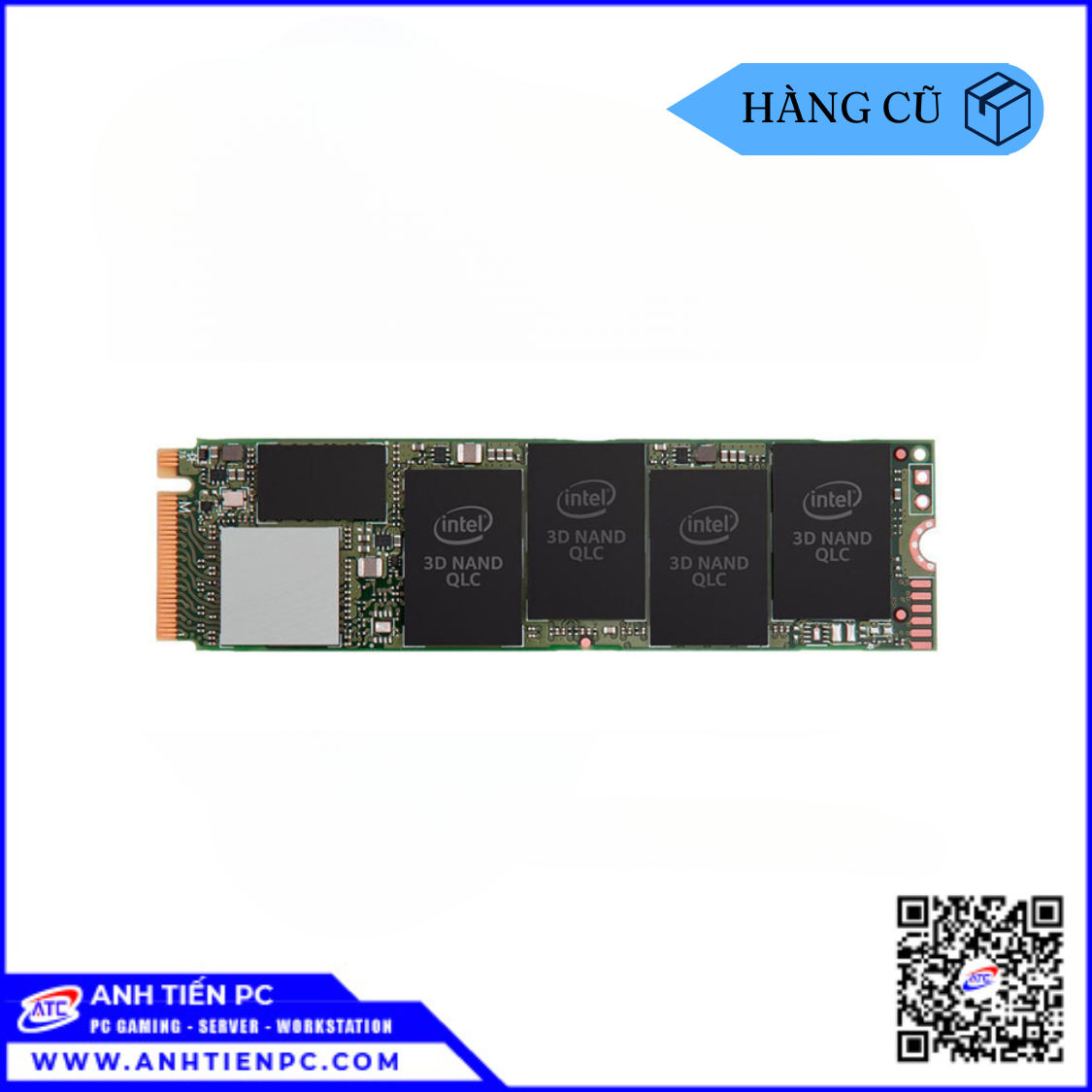 Ổ Cứng Intel SSD M2 NVME 2280 660P 512GB Gen3 | Cũ