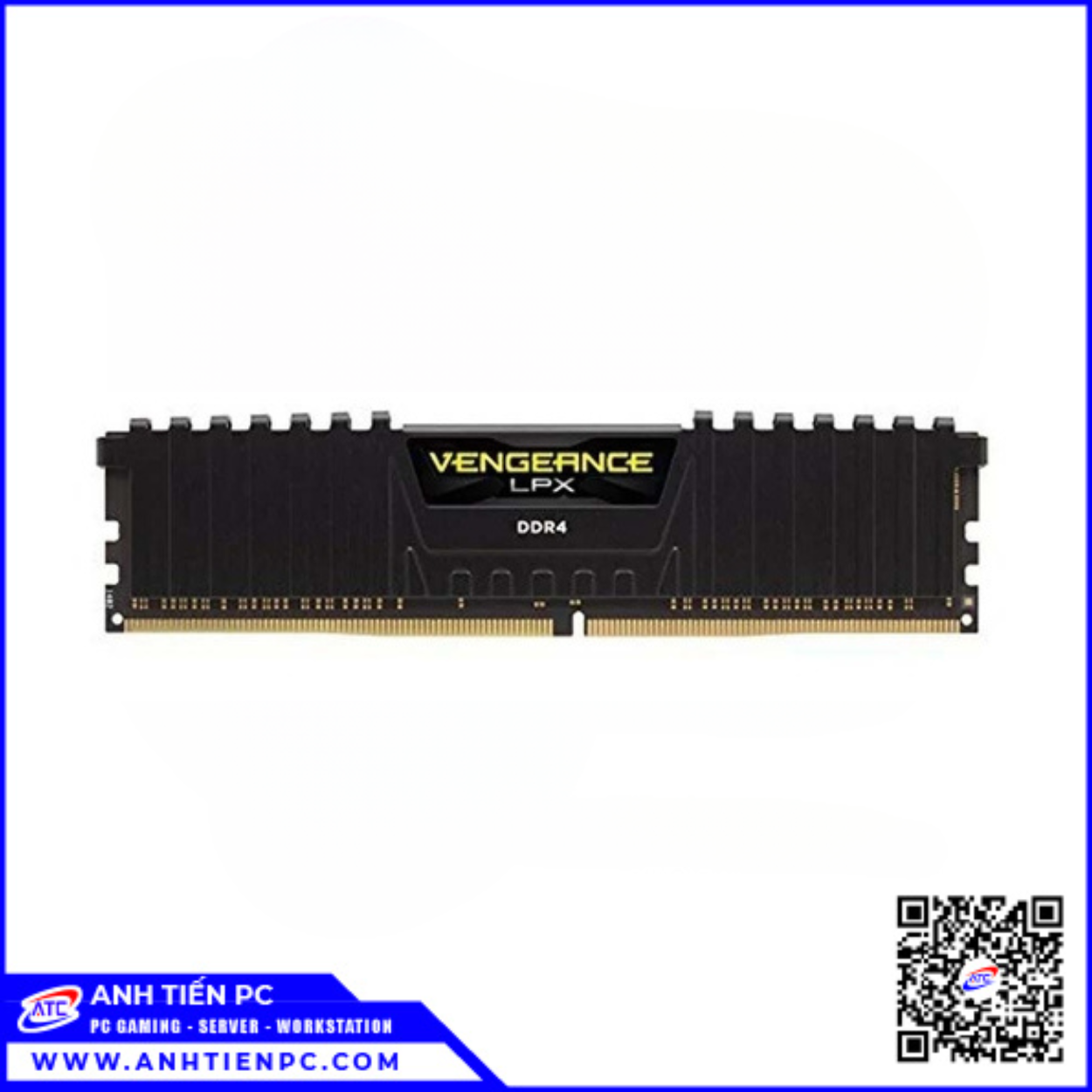 RAM PC Corsair Vengeance LPX DIMM/CMK16GX4M1E3200C16 Black (16GB, DDR4, Bus 3200 MHz )