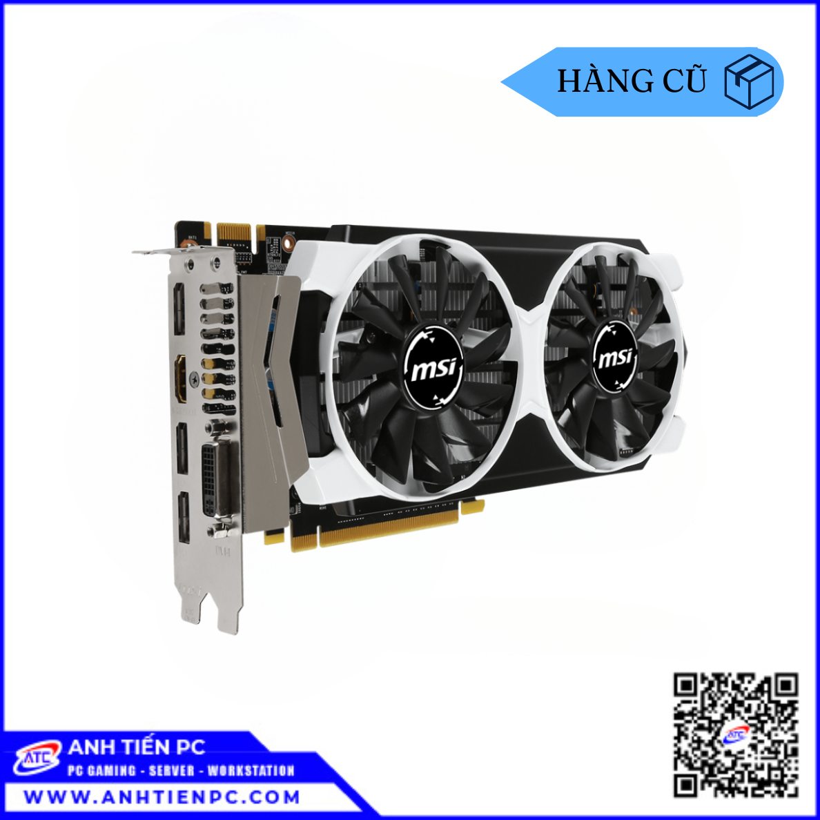 VGA MSI GTX 950 2Fan (2GB, DDR5, 128 bits) | Cũ