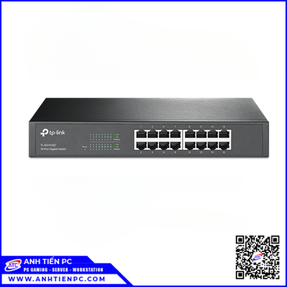 Bộ Chia Mạng Switch TP-Link TL-SG1016D (16 ports, 10/100/1000 Mbps)