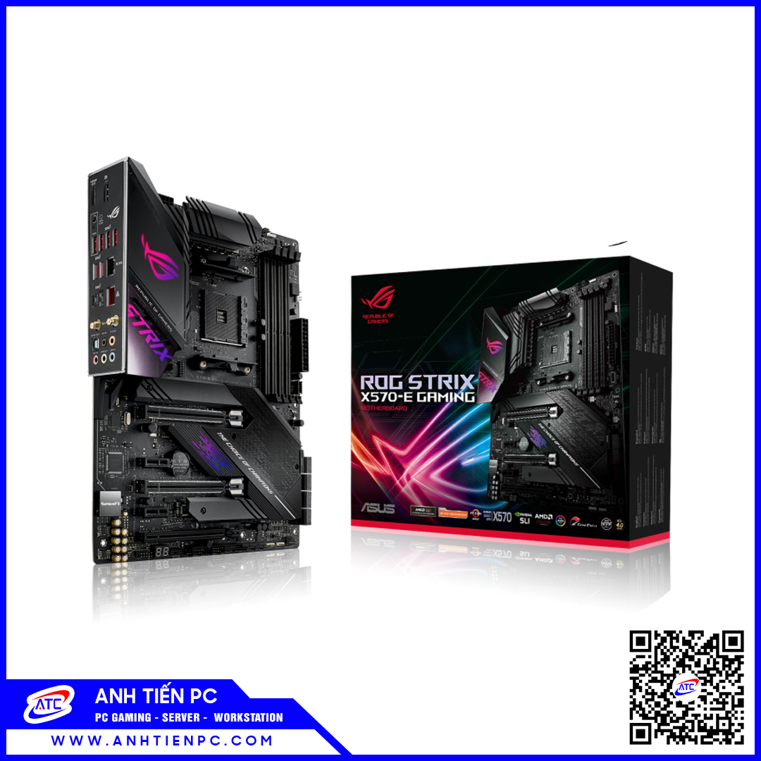 Mainboard ASUS ROG STRIX X570-E GAMING (AMD X570, AM4, ATX, 4 khe RAM DDR4) 
