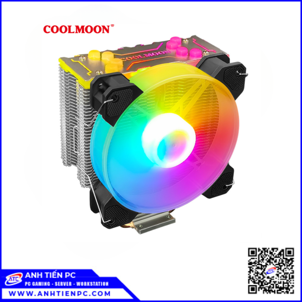 Quạt Tản Khí Coolmoon Frost X400