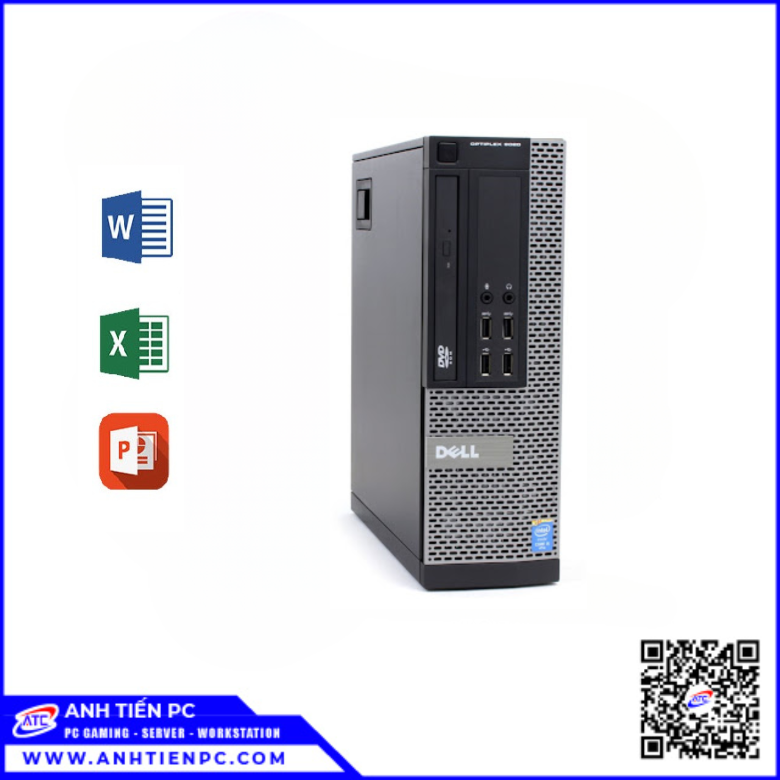 PC OFFICE DELL 7020 01 | CPU I3 4130 | RAM 8GB | SSD 120GB