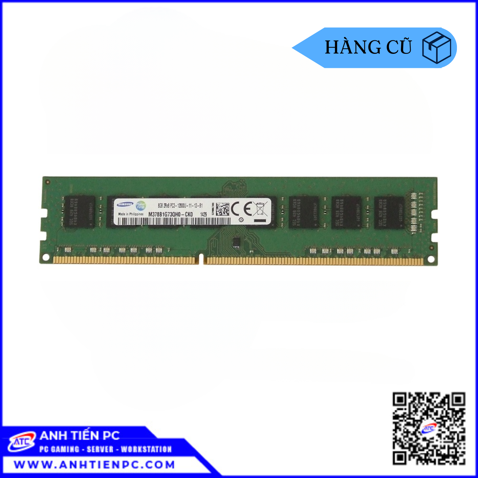 RAM PC Samsung Hynix 8GB DDR3 Buss 1600 | Cũ 